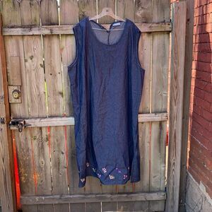 Anna Maxwell denim dress sz. 3X